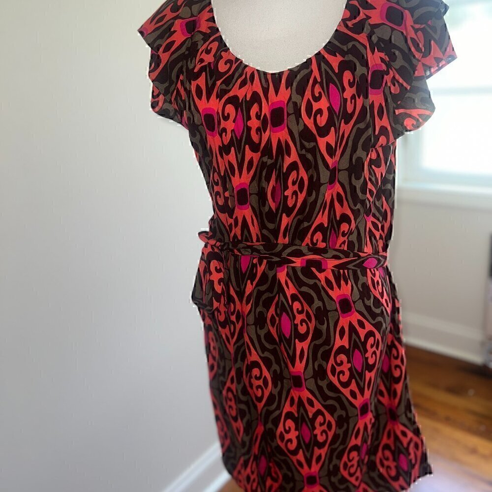 Escapada Women's Dress with Removable Belt - Great for Transition to Fall! Sz. L